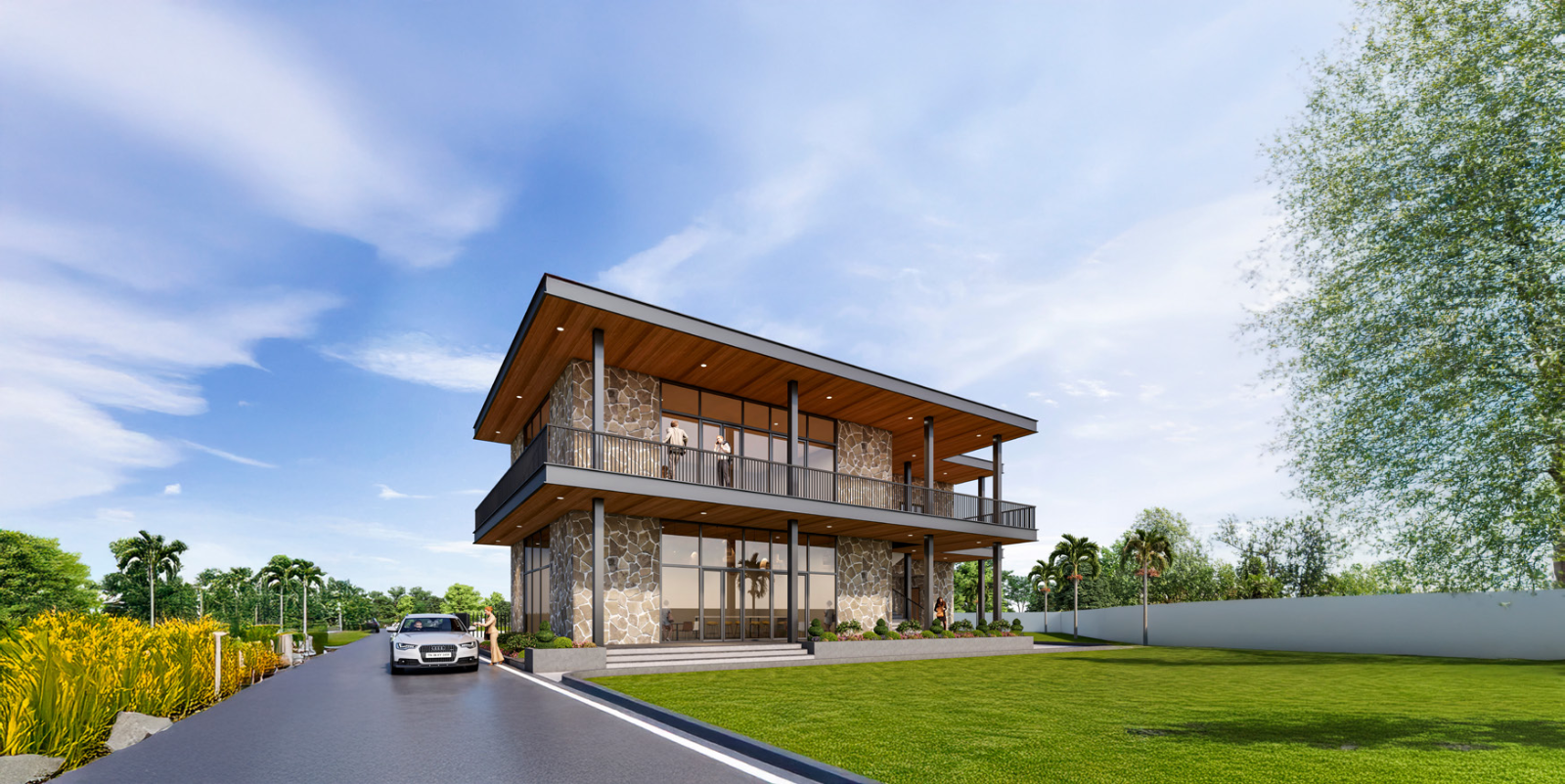 The signature clubhouse at Western Springs